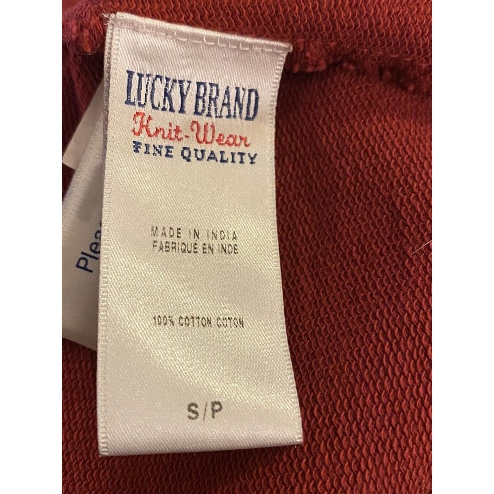 Lucky Brand Knit Wear Vintage Light Jacket Sweater Cardigan Toggle Sz S EUC - Picture 8 of 14